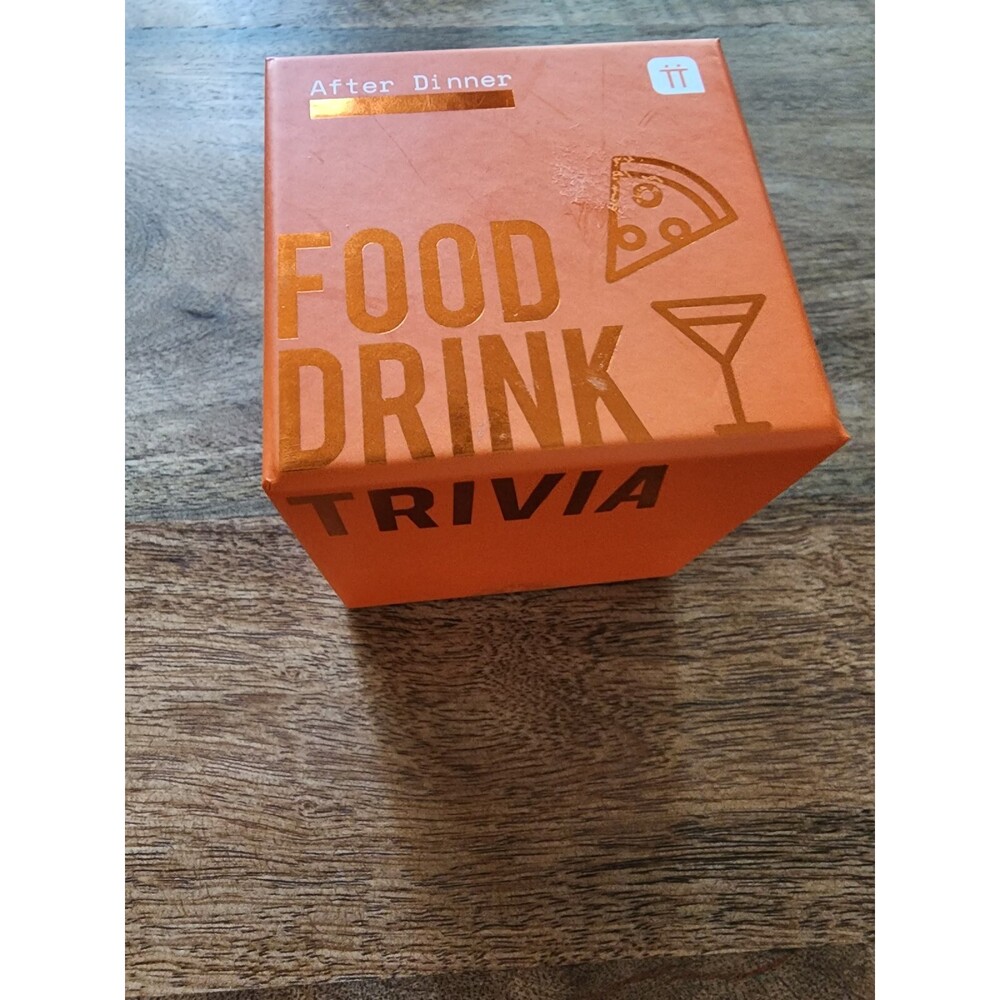 NEW Food & Drink Trivia Talking Tables After Dinner Questions 120 Cards